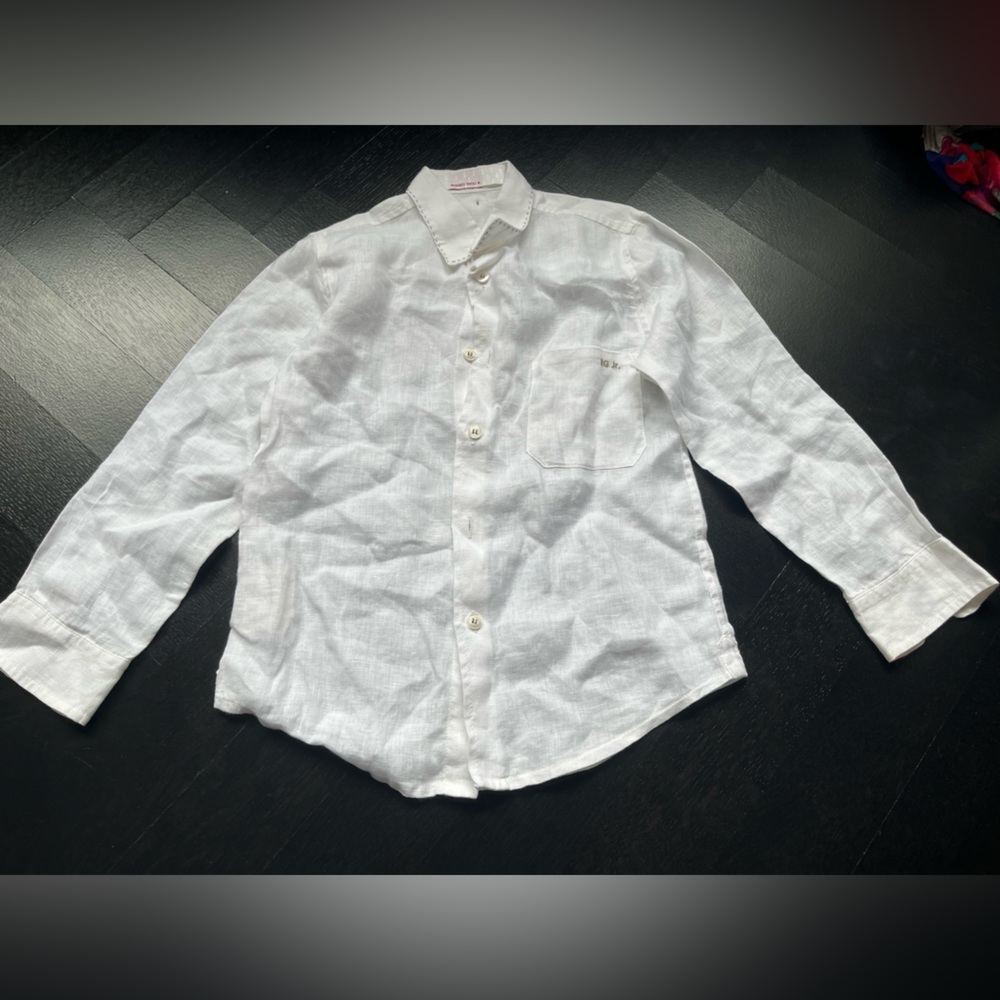 ROMEO GIGLI jr. boys chic white button down